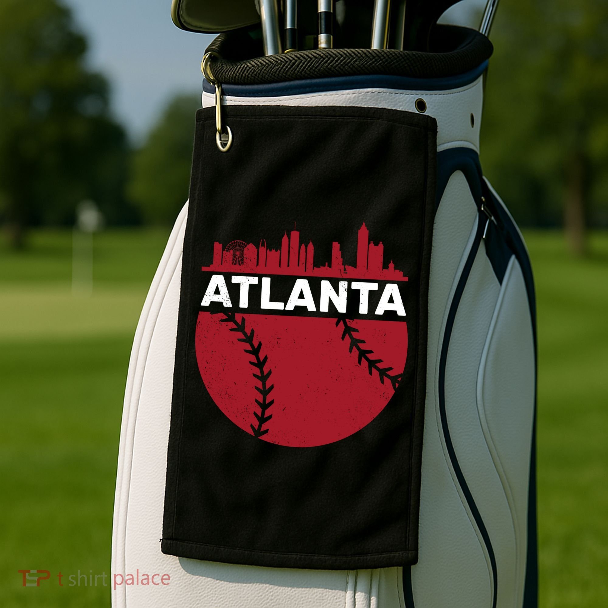 Atlanta Fan Baseball City Golf Towel