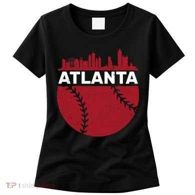 Atlanta Fan Baseball City Women's T-Shirt