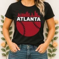 Atlanta Fan Baseball City Women's T-Shirt thumb 2