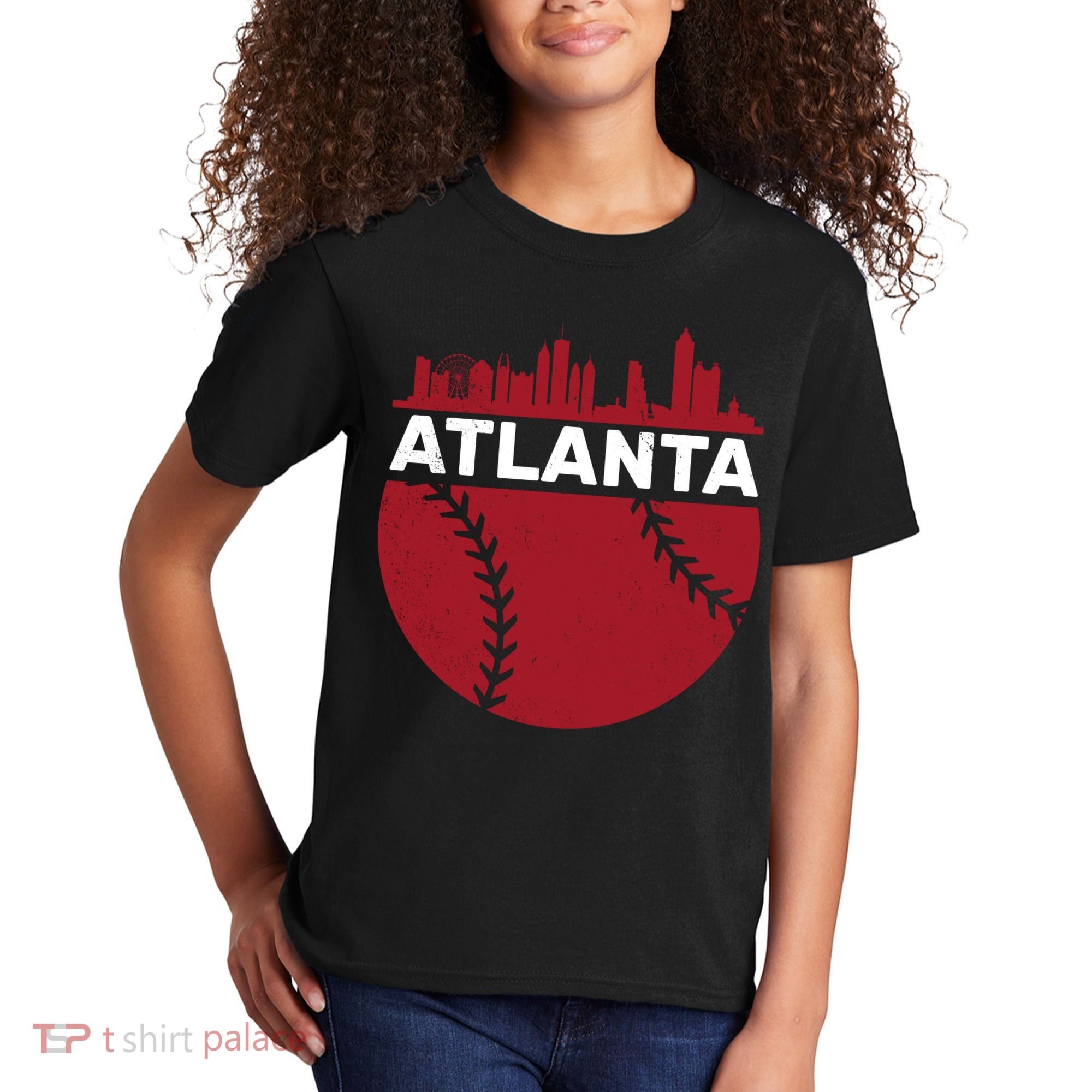 Atlanta Fan Baseball City Kids T-Shirt