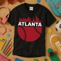 Atlanta Fan Baseball City Kids T-Shirt thumb 3