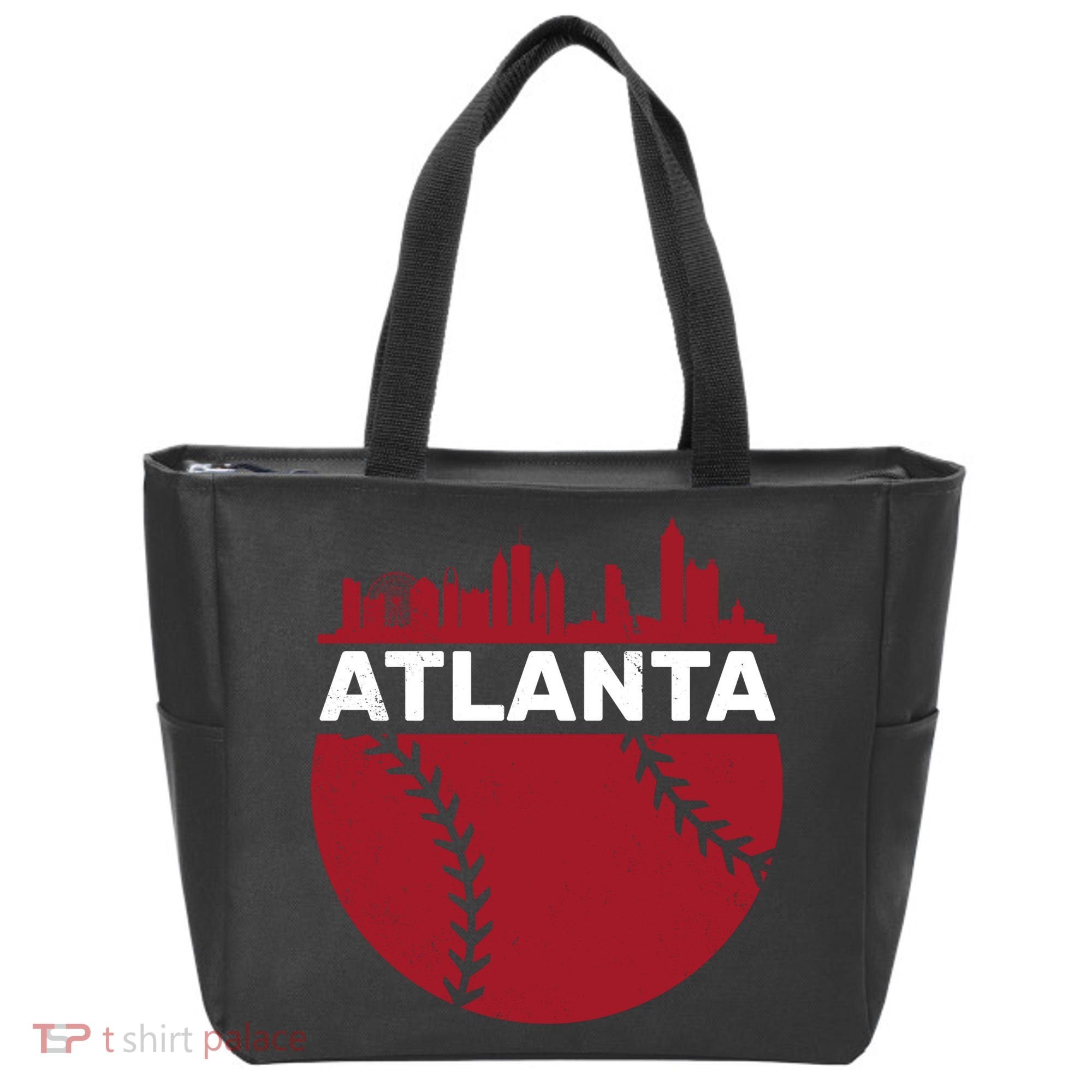 Atlanta Fan Baseball City Tote Bag