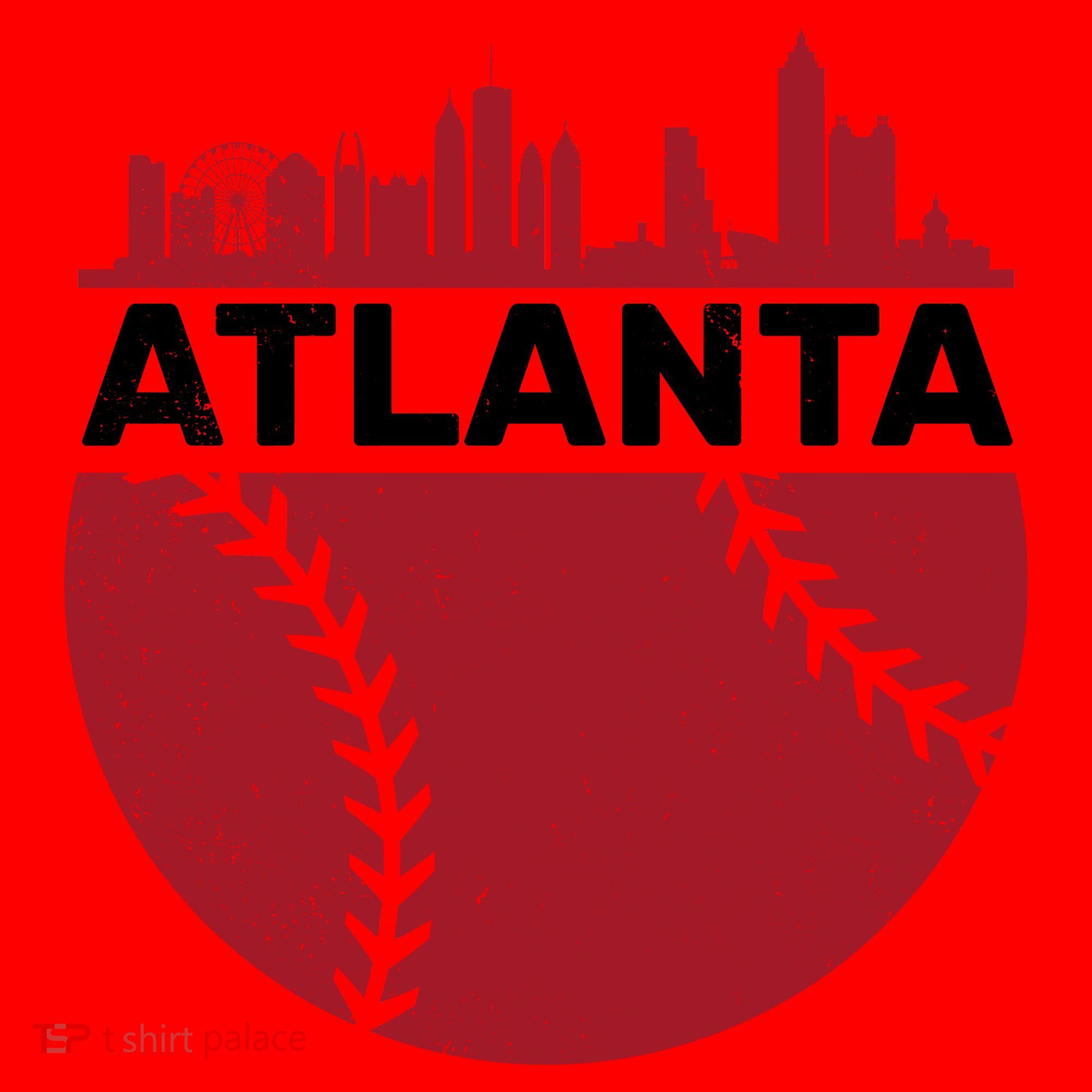 Atlanta Fan Baseball City Santa Hat