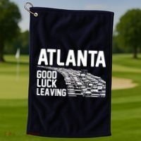 Atlanta Good Luck Leaving Golf Towel thumb 1