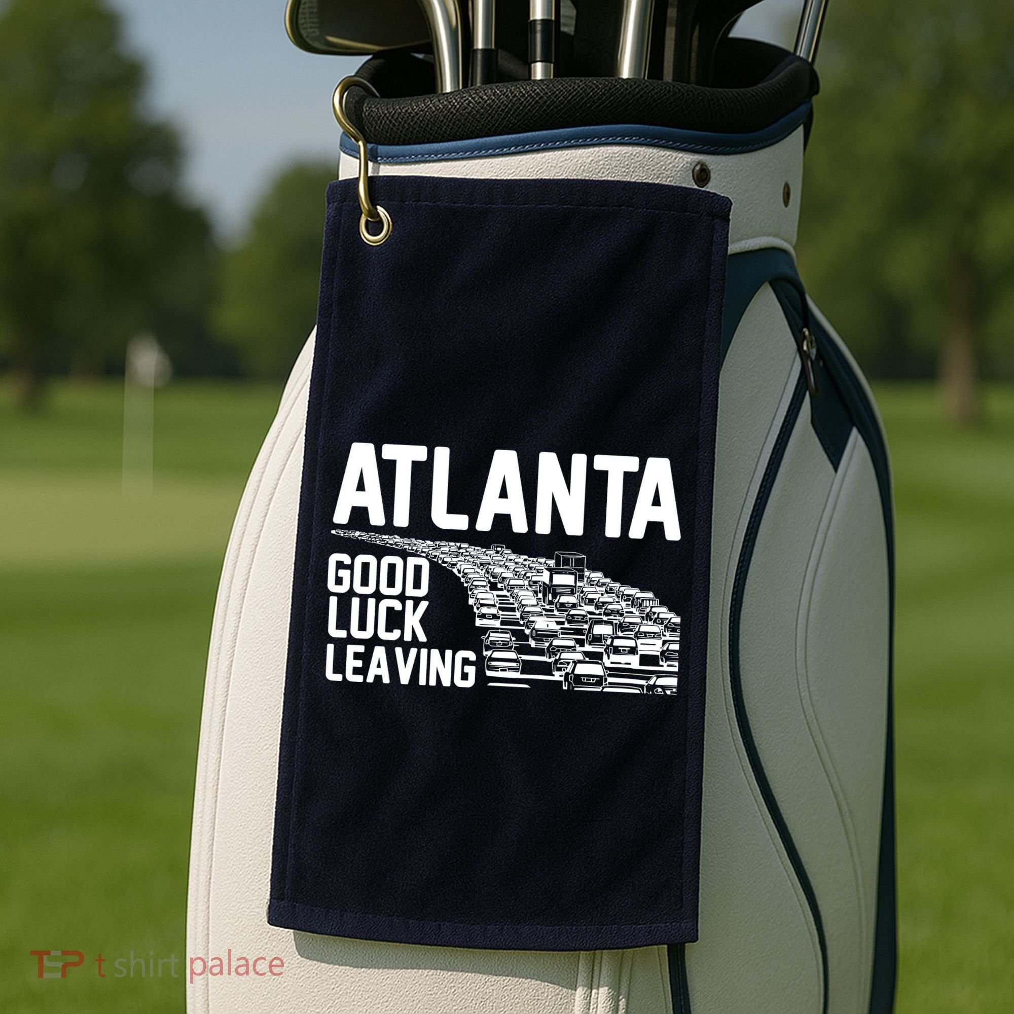 Atlanta Good Luck Leaving Golf Towel