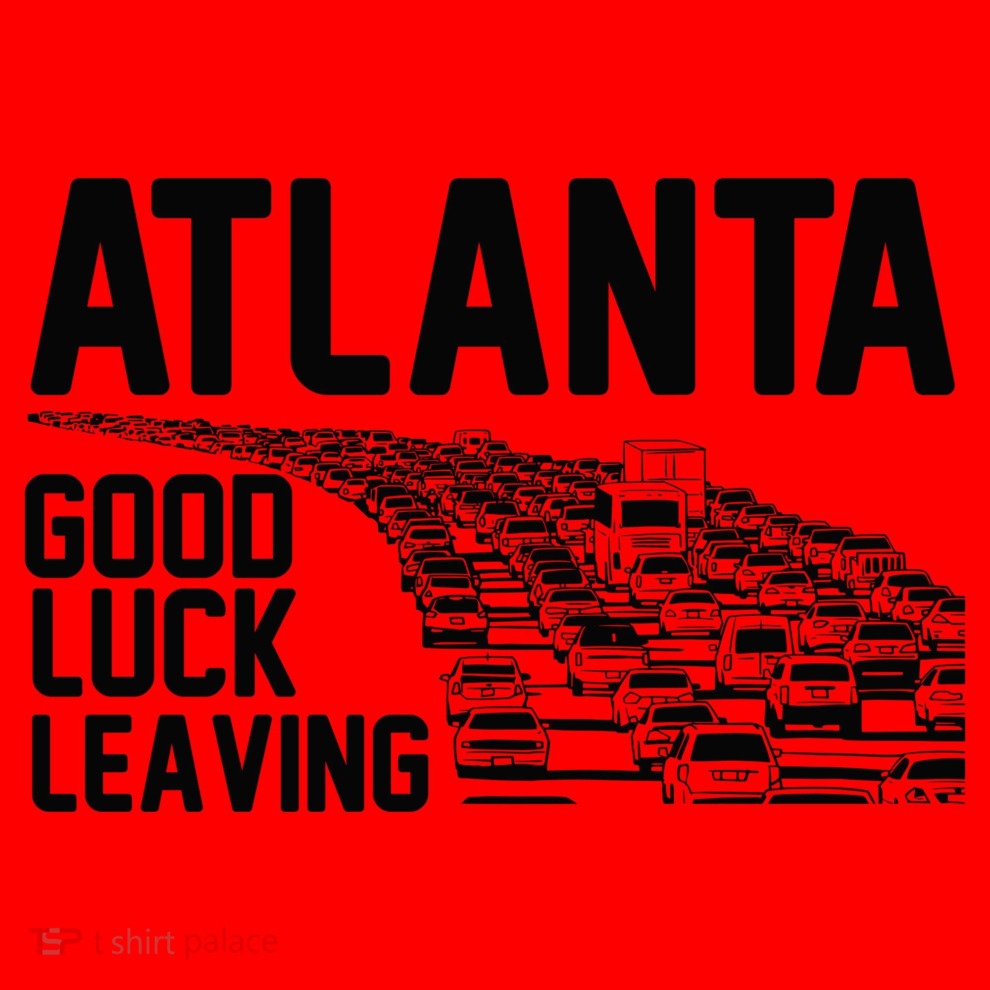Atlanta Good Luck Leaving Santa Hat