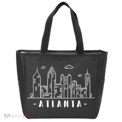 Atlanta Skyline Tote Bag