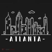 Atlanta Skyline Tote Bag thumb 4