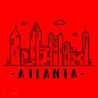 Atlanta Skyline Santa Hat thumb 1