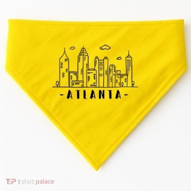 Atlanta Skyline USA-Made Doggie Bandana