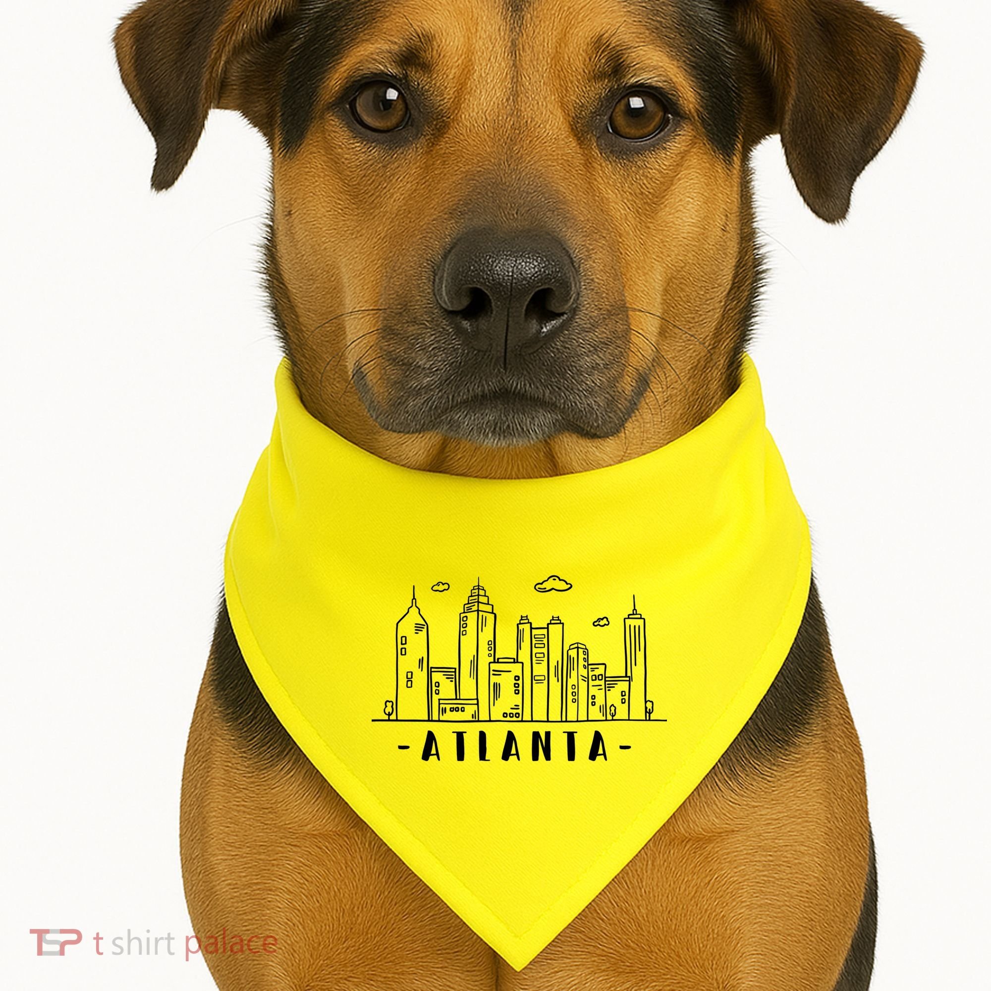 Atlanta Skyline USA-Made Doggie Bandana