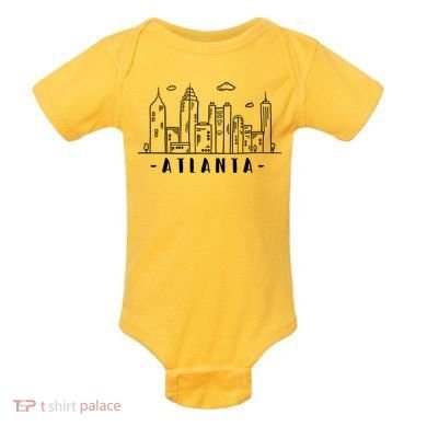 Atlanta Skyline Baby Bodysuit