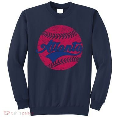 Atlanta Vintage Baseball Fan Sweatshirt