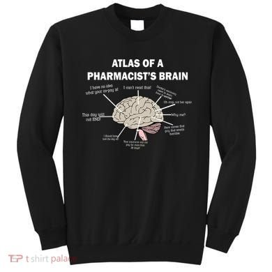 Atlas of A Pharmacist's Brain Sweatshirt
