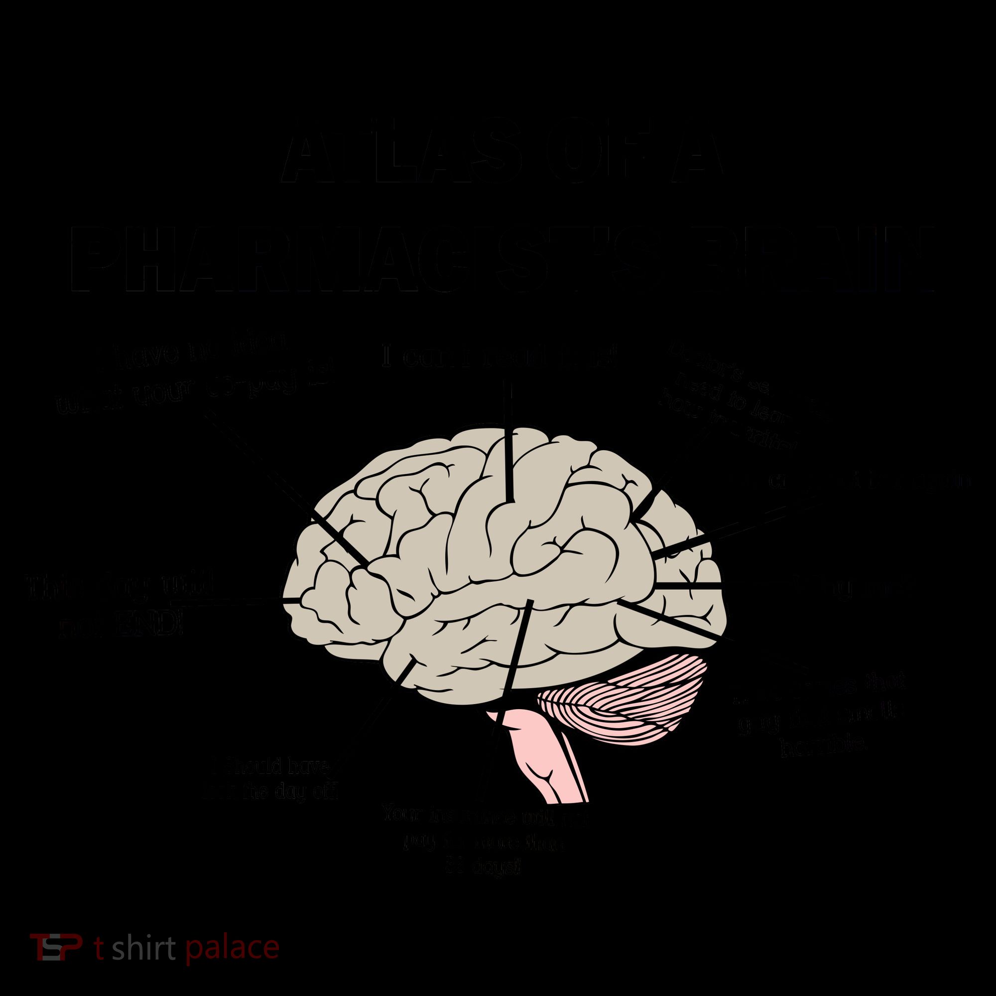 Atlas of A Pharmacist's Brain Coffee Mug