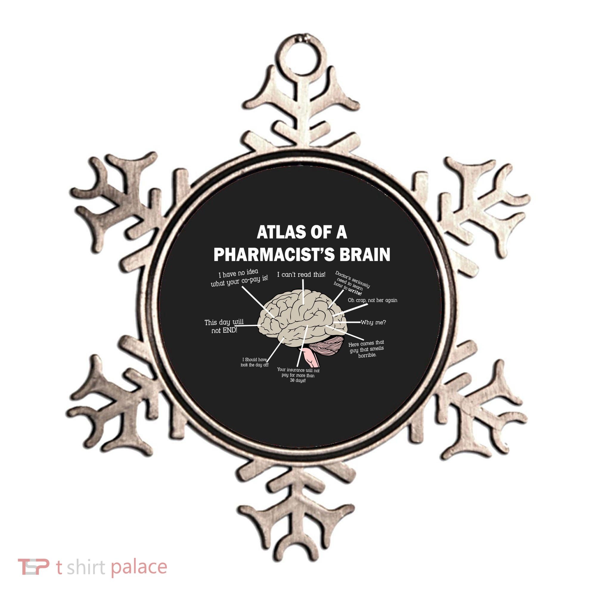 Atlas of A Pharmacist's Brain Ornament
