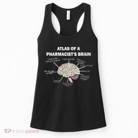 Atlas of A Pharmacist's Brain Women's Tank Top thumb 0