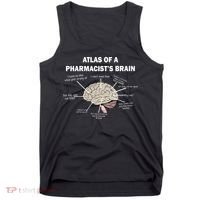 Atlas of A Pharmacist's Brain Tank Top thumb 0