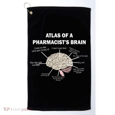 Atlas of A Pharmacist's Brain Golf Towel