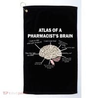 Atlas of A Pharmacist's Brain Golf Towel thumb 0