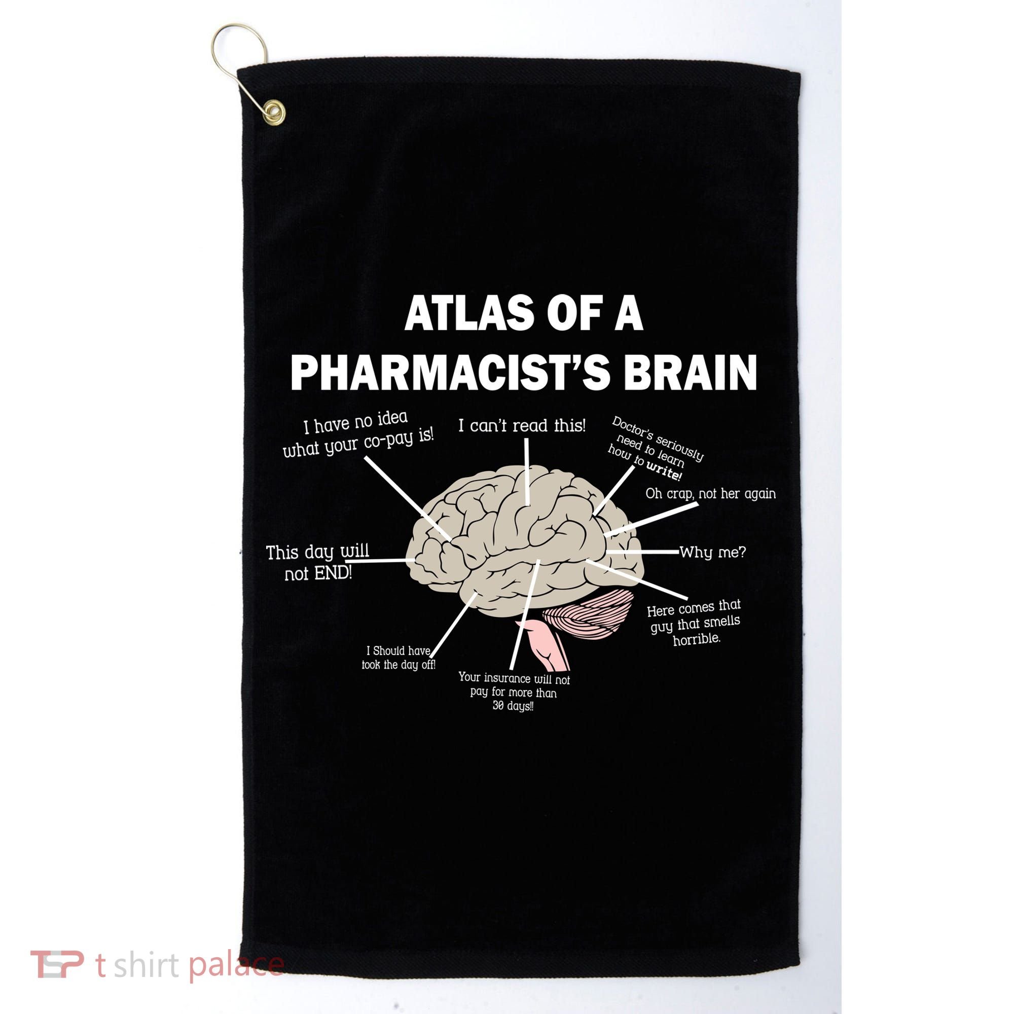 Atlas of A Pharmacist's Brain Golf Towel