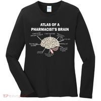 Atlas of A Pharmacist's Brain Women's Long Sleeve Shirt thumb 0