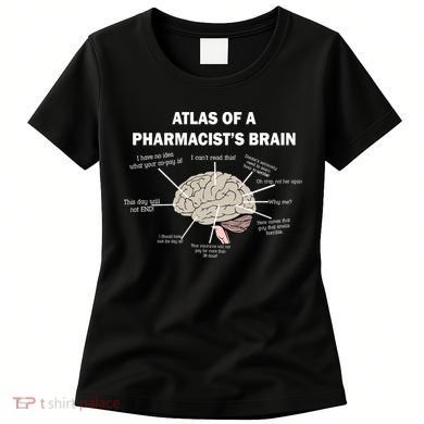Atlas of A Pharmacist's Brain Women's T-Shirt