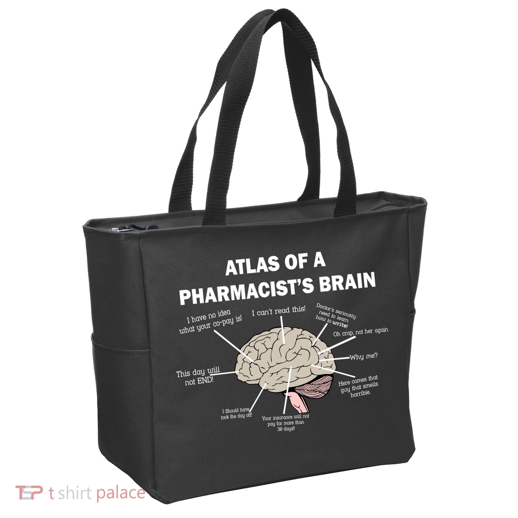 Atlas of A Pharmacist's Brain Tote Bag