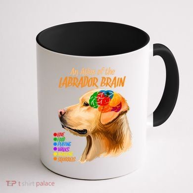 Atlas of The Labrador Retriever Brain Coffee Mug back