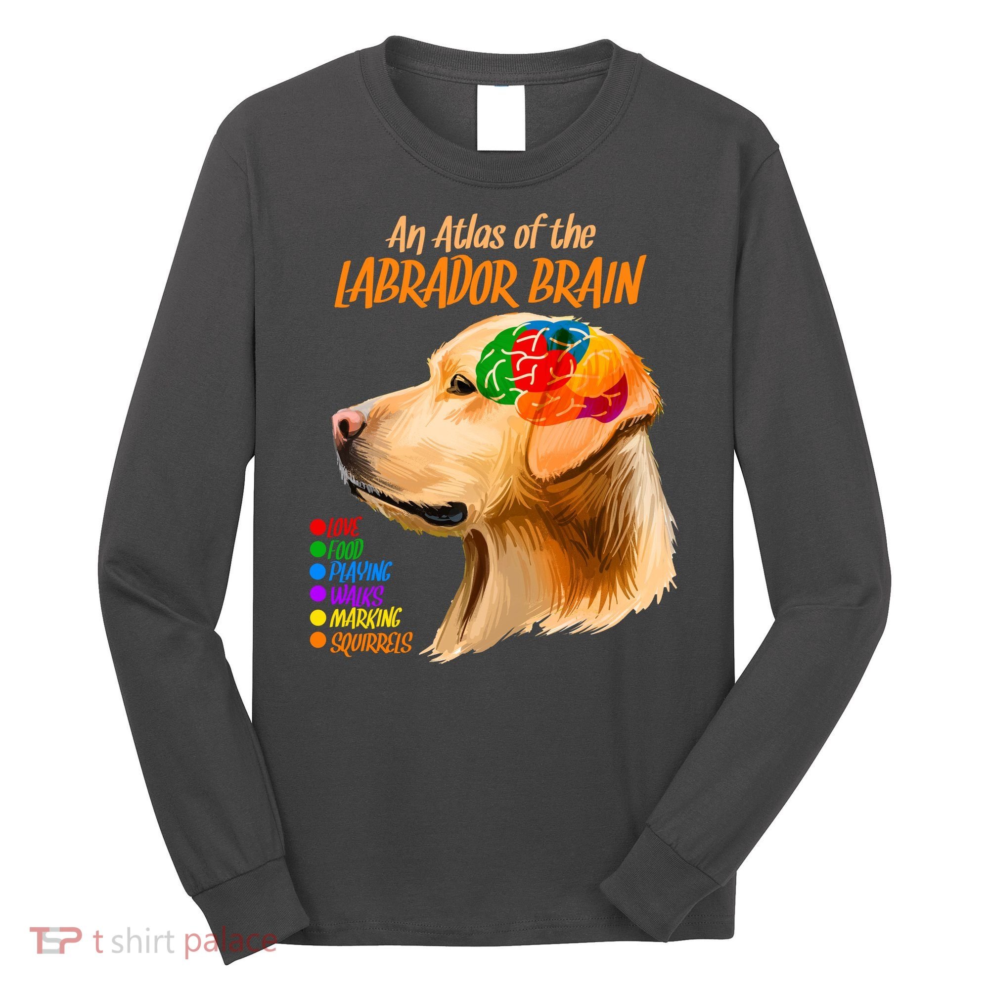 Atlas of The Labrador Retriever Brain Long Sleeve Shirt