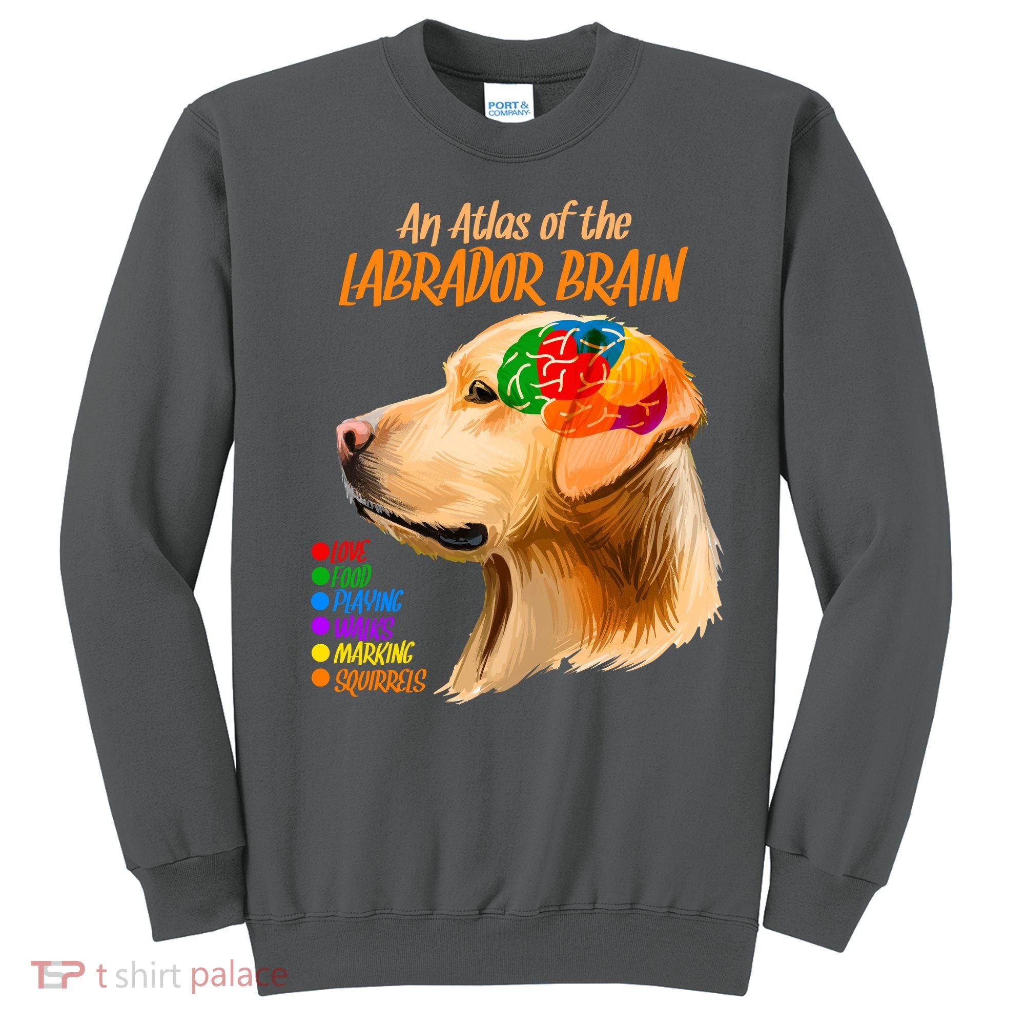 Atlas of The Labrador Retriever Brain Sweatshirt