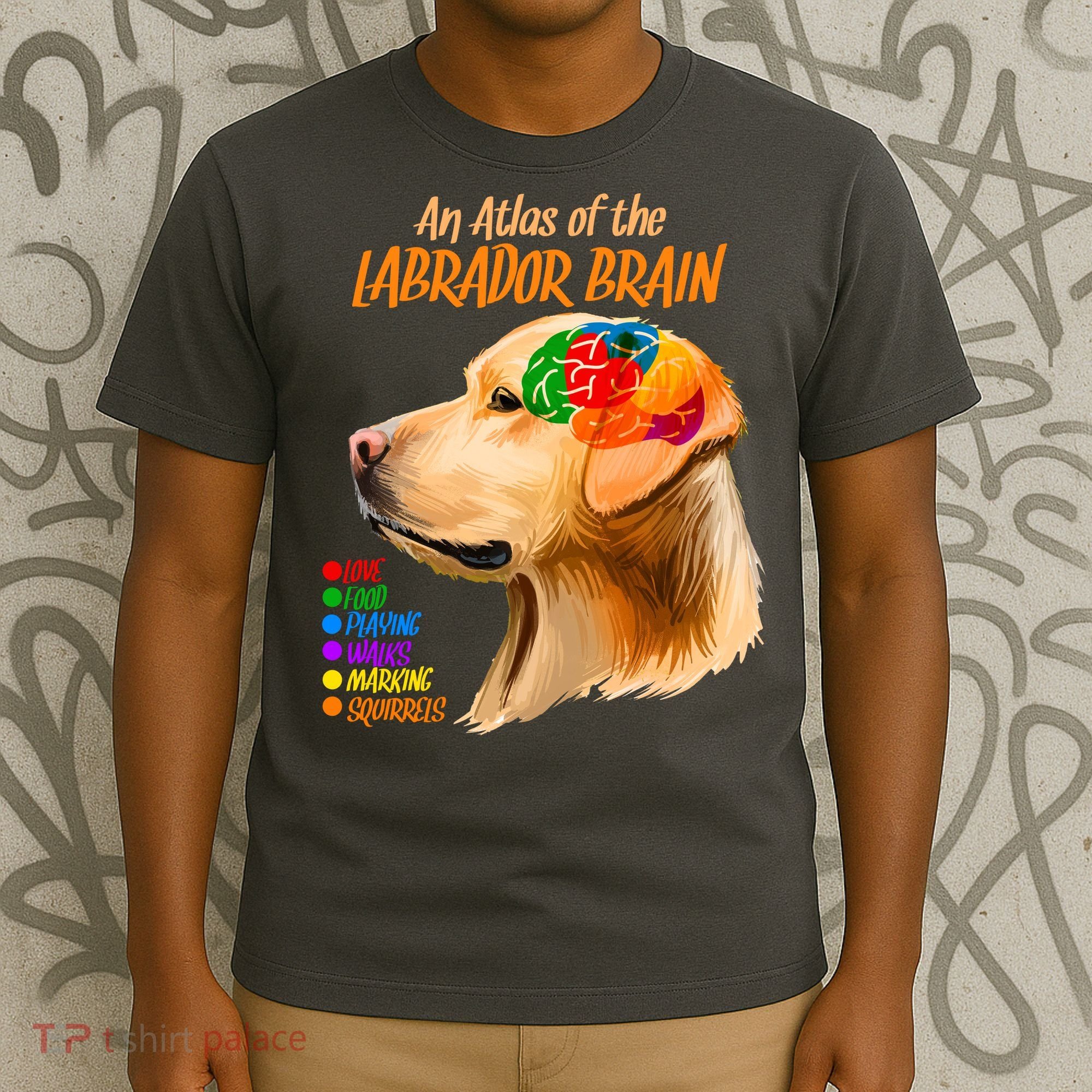Atlas of The Labrador Retriever Brain T-Shirt