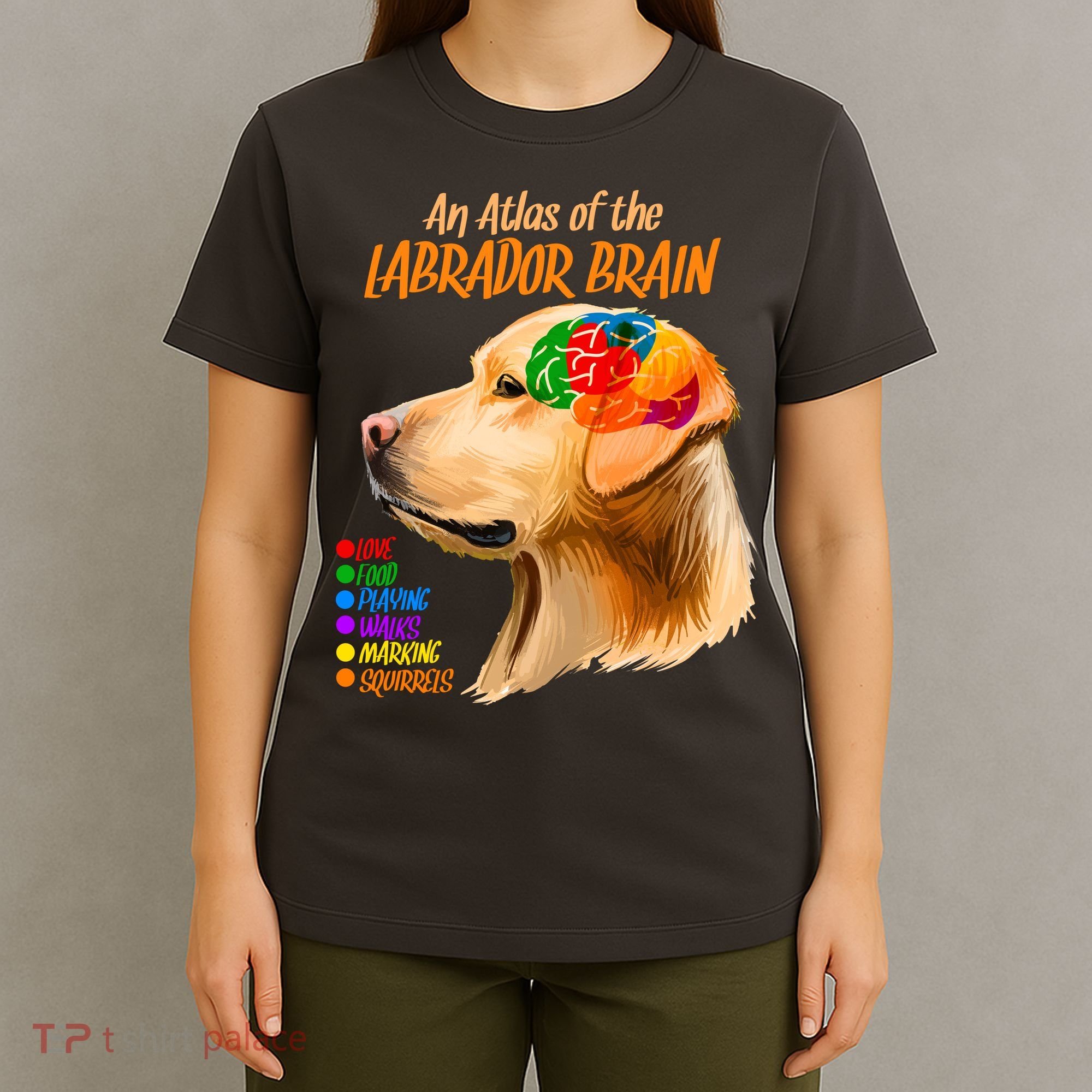 Atlas of The Labrador Retriever Brain T-Shirt