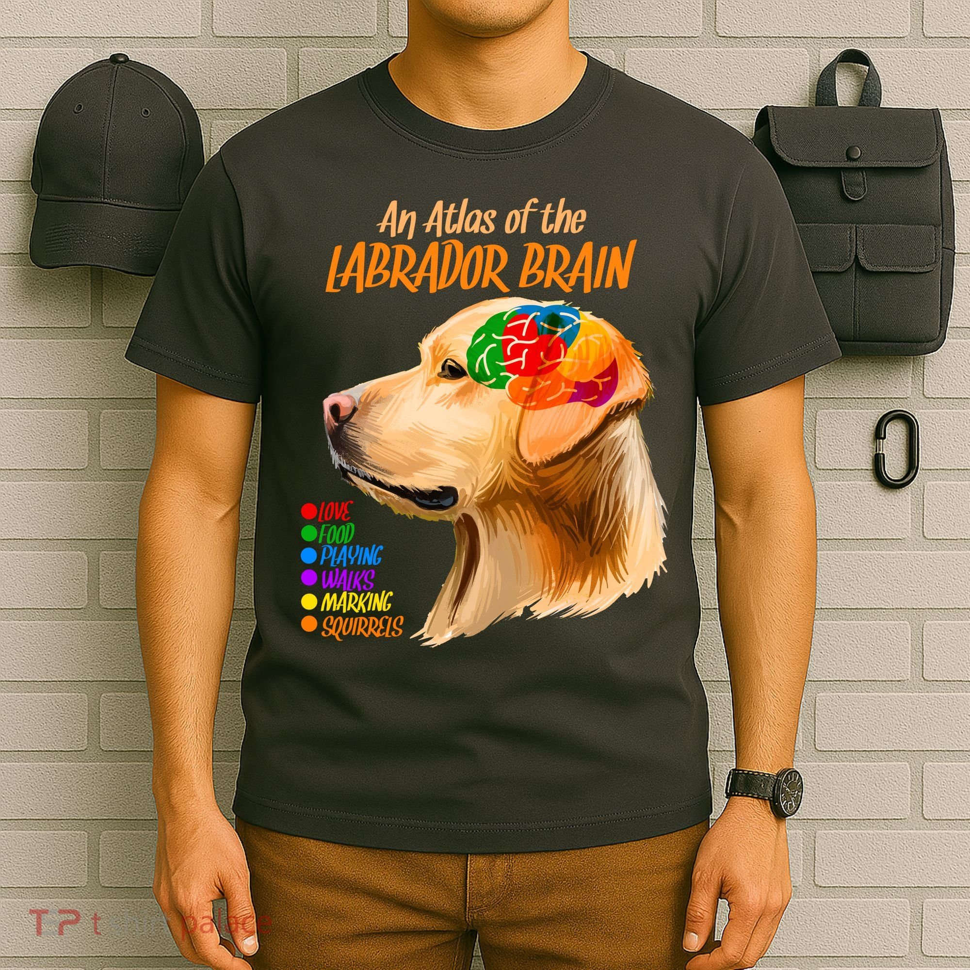 Atlas of The Labrador Retriever Brain T-Shirt