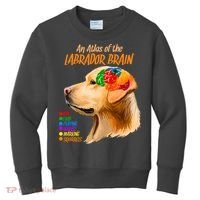 Atlas of The Labrador Retriever Brain Kids Sweatshirt thumb 0