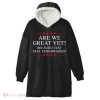 Anti Trump Merchandise For Liberals  Hooded Wearable Blanket thumb 0