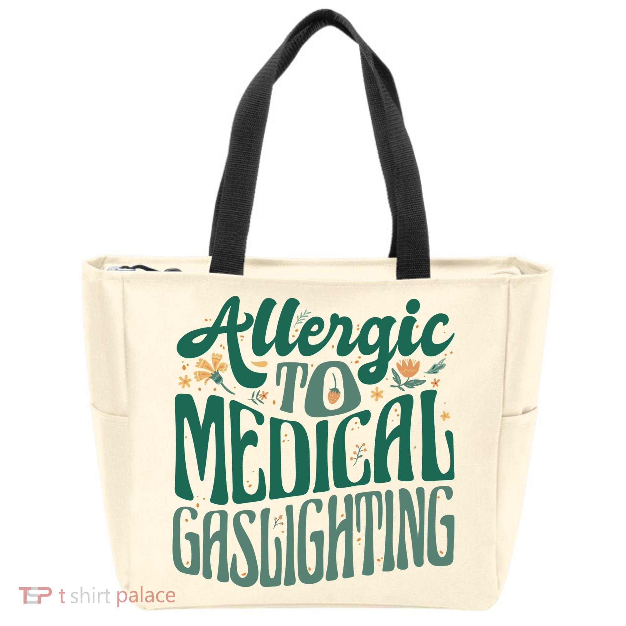 Allergic To Medical Gaslighting Funny Tote Bag