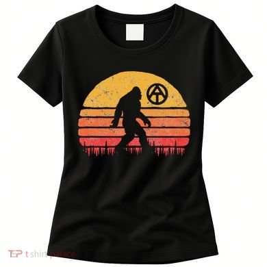 Appalachian Trail Marker Bigfoot Vintage Sasquatch Women's T-Shirt