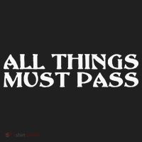 All Thing Must Pass Funny Motivational Inspirational Quotes Beanie thumb 2