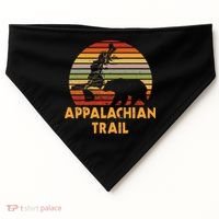 Appalachian Trail Map With Bear USA-Made Doggie Bandana thumb 0
