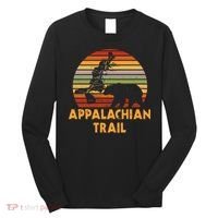 Appalachian Trail Map With Bear Long Sleeve Shirt thumb 0