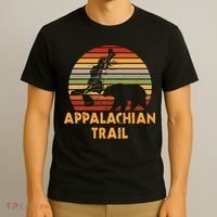 Appalachian Trail Map With Bear T-Shirt thumb 3