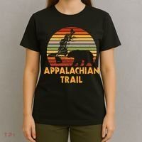 Appalachian Trail Map With Bear T-Shirt thumb 4