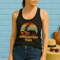 Appalachian Trail Map With Bear Women's Tank Top thumb 2