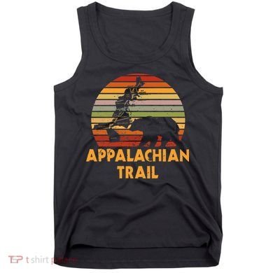 Appalachian Trail Map With Bear Tank Top