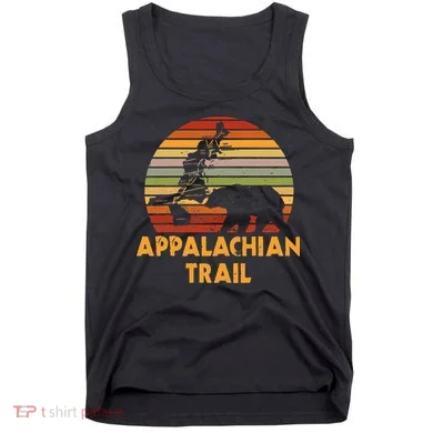 Appalachian Trail Map With Bear Tank Top