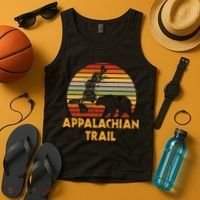 Appalachian Trail Map With Bear Tank Top thumb 4