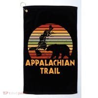 Appalachian Trail Map With Bear Golf Towel thumb 0