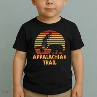 Appalachian Trail Map With Bear Toddler T-Shirt thumb 2
