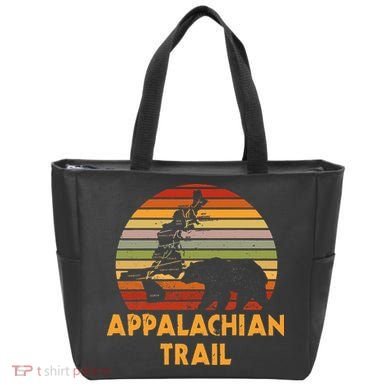 Appalachian Trail Map With Bear Tote Bag